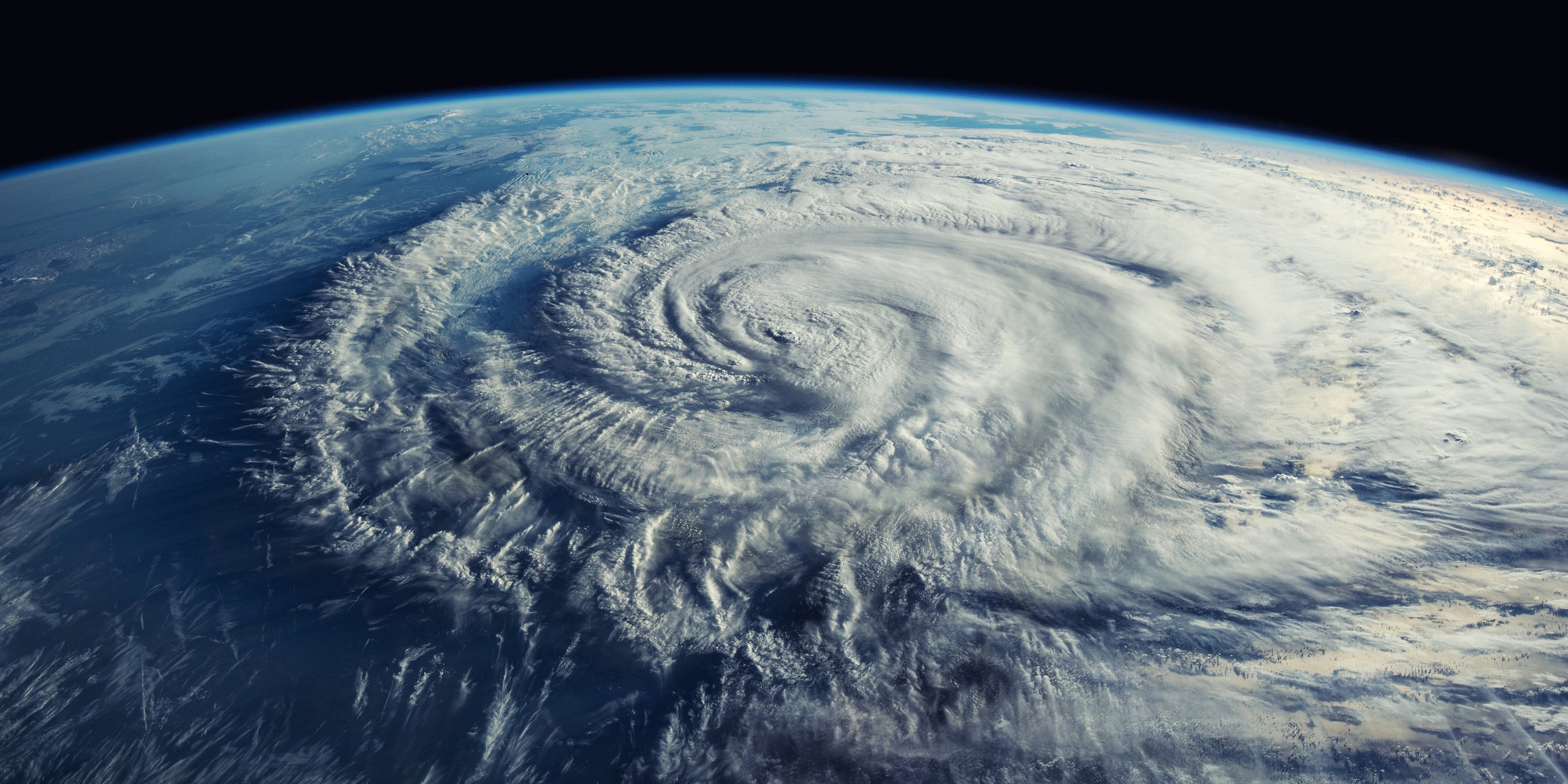 Super Typhoon, tropical storm, cyclone, hurricane, tornado, over ocean. Weather background. Typhoon,  storm, windstorm, superstorm, gale moves to the ground.  Elements of this image furnished by NASA.