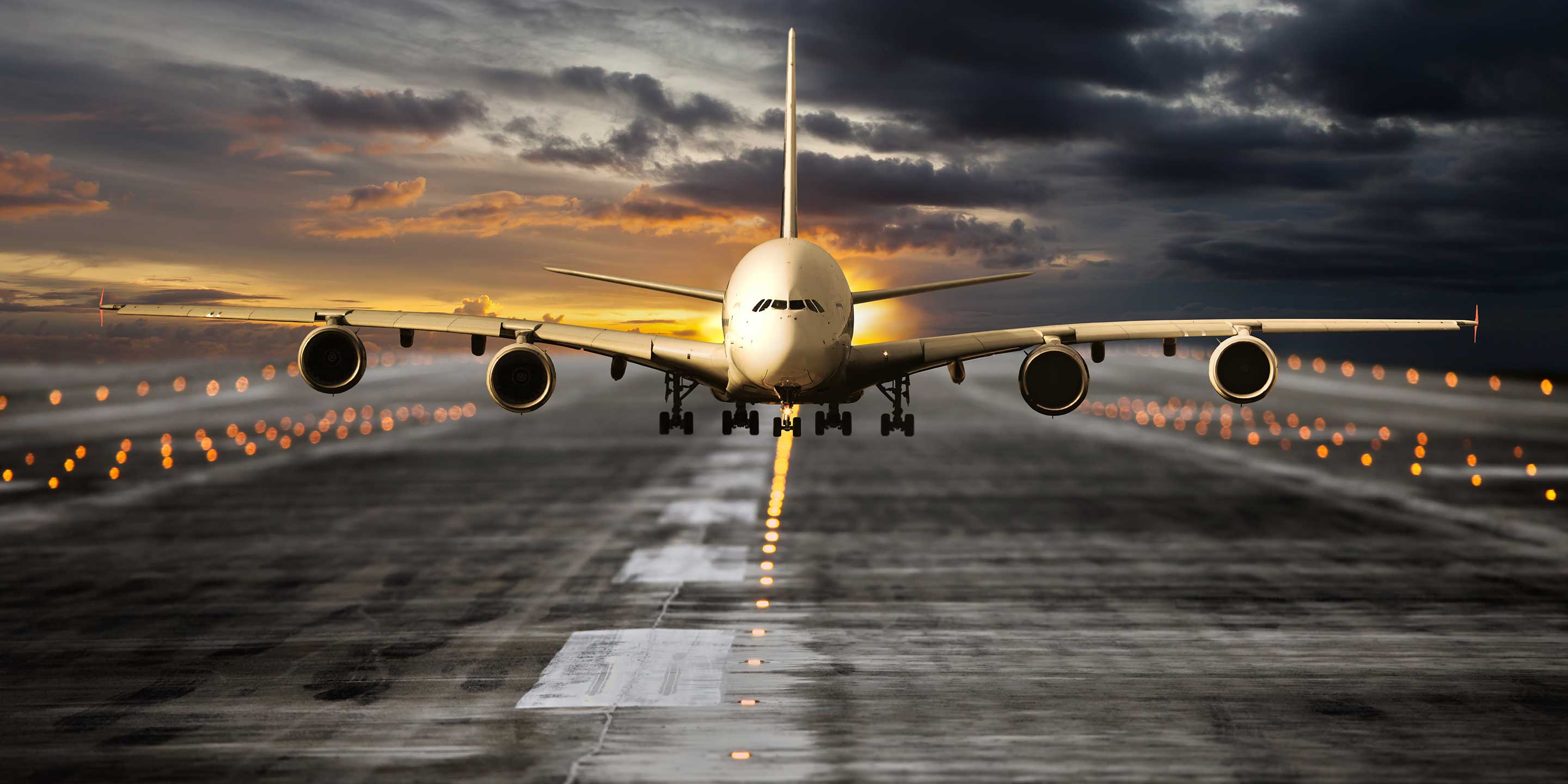 Plane landing