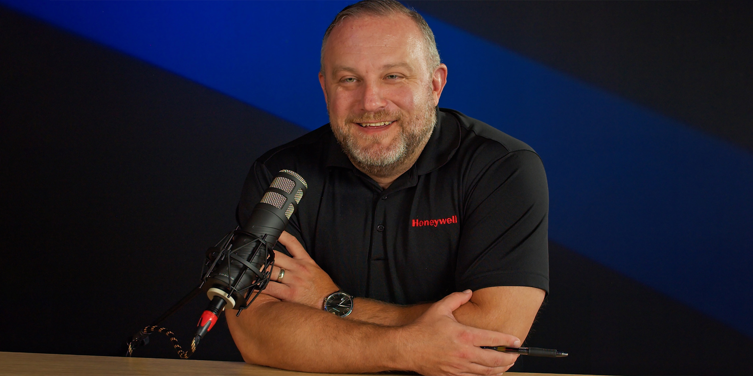 Adam Kress, host of Aerospace Unplugged at Honeywell Aerospace Technologies.